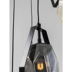 Hangeleuchte Diamond Fever Spiral Schwarz O42Cm