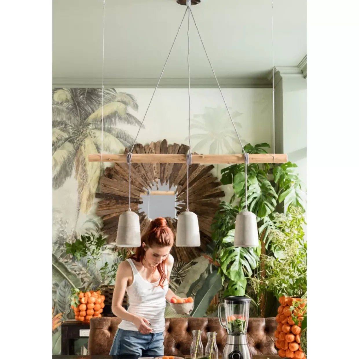 Hangeleuchte Dining Concrete Tre