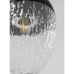 Hangeleuchte Frozen Schwarz Matt O20Cm