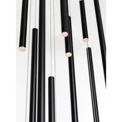 Hangeleuchte Living Vegas Deluxe Schwarz Matt Led