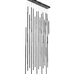 Hangeleuchte Living Vegas Deluxe Schwarz Matt Led