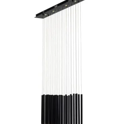 Hangeleuchte Living Vegas Schwarz Matt Led 120Cm