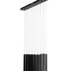 Hangeleuchte Living Vegas Schwarz Matt Led 120Cm
