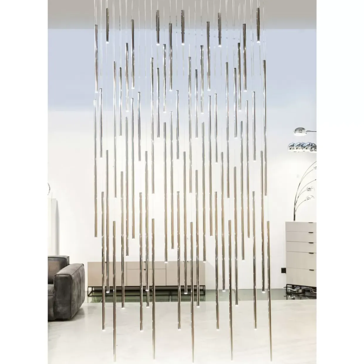 Hangeleuchte Living Vegas Deluxe Chrome Led