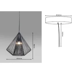 Hangeleuchte Modo Wire Black