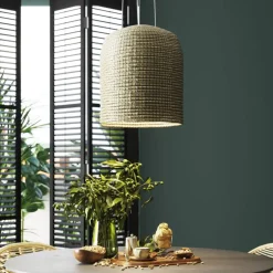 Hangeleuchte Palma Braun O37Cm