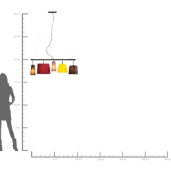 Hangeleuchte Parecchi Colore 100Cm