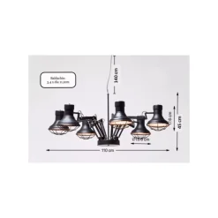 Hangeleuchte Spider Multi 6Er