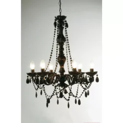 Hangeleuchte Starlight Schwarz 6-Arm