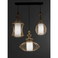 Hangeleuchte Swing Iron Tre Gold