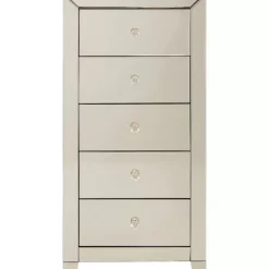 Hochkommode Luxury Champagne 5 Schube