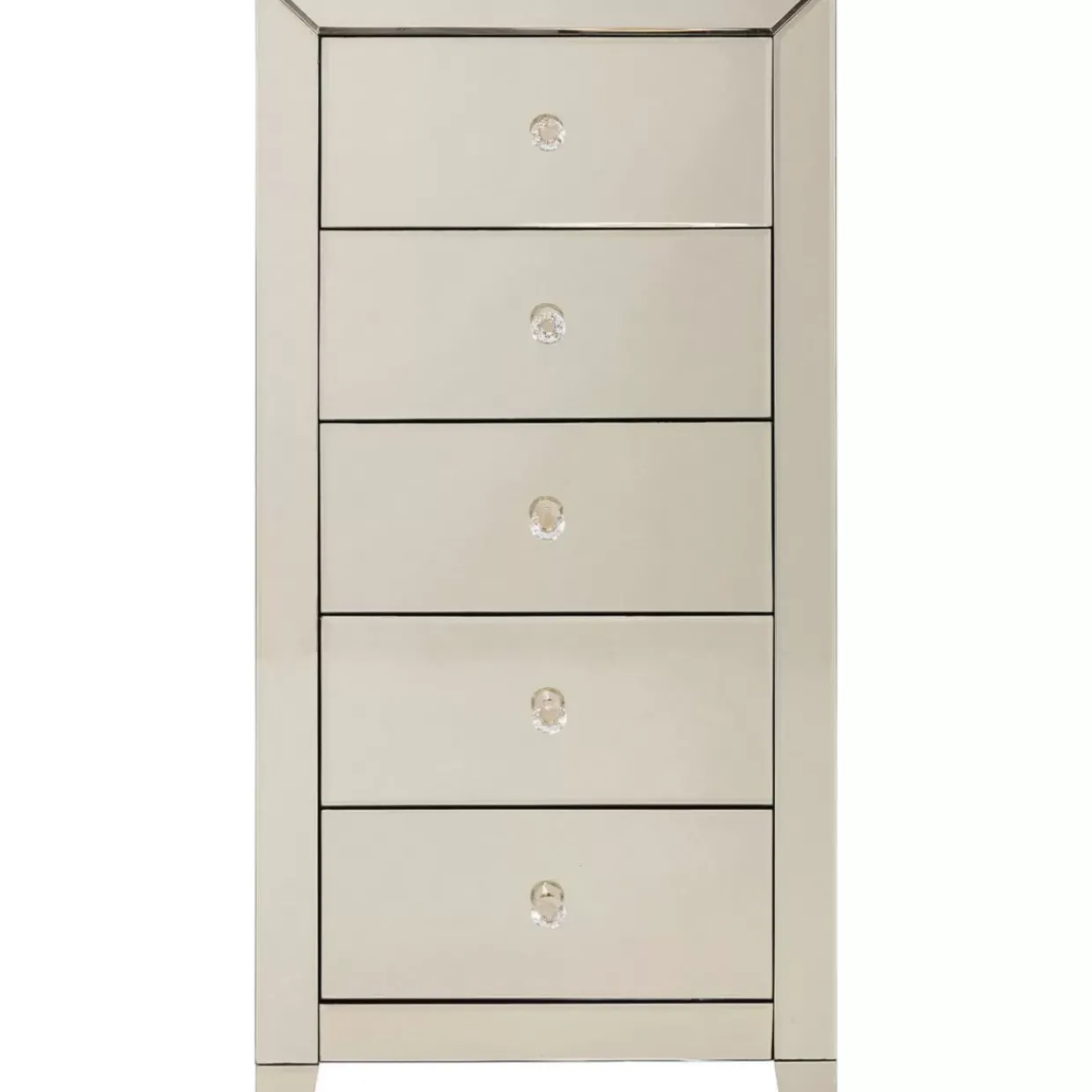 Hochkommode Luxury Champagne 5 Schube