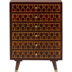 Hochkommode Muskat 6 Schube