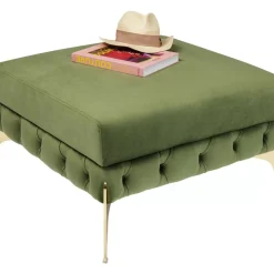 Hocker Bellissima Velvet Grun 80