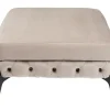 Hocker Bellissima Velvet Beige 80Cm
