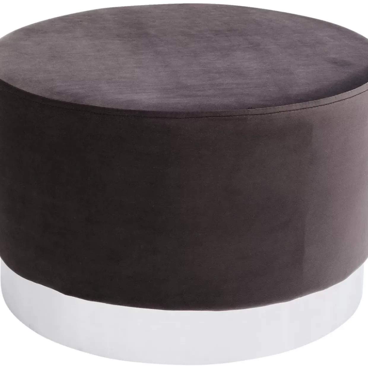 Hocker Cherry Dunkelgrau Silver O55Cm