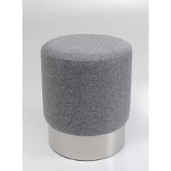 Hocker Cherry Lina Grau Silver O35Cm