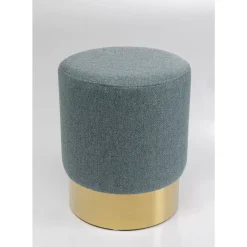 Hocker Cherry Lina Hellbau Brass O35Cm
