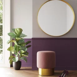 Hocker Cherry Lina Rose Brass O35Cm