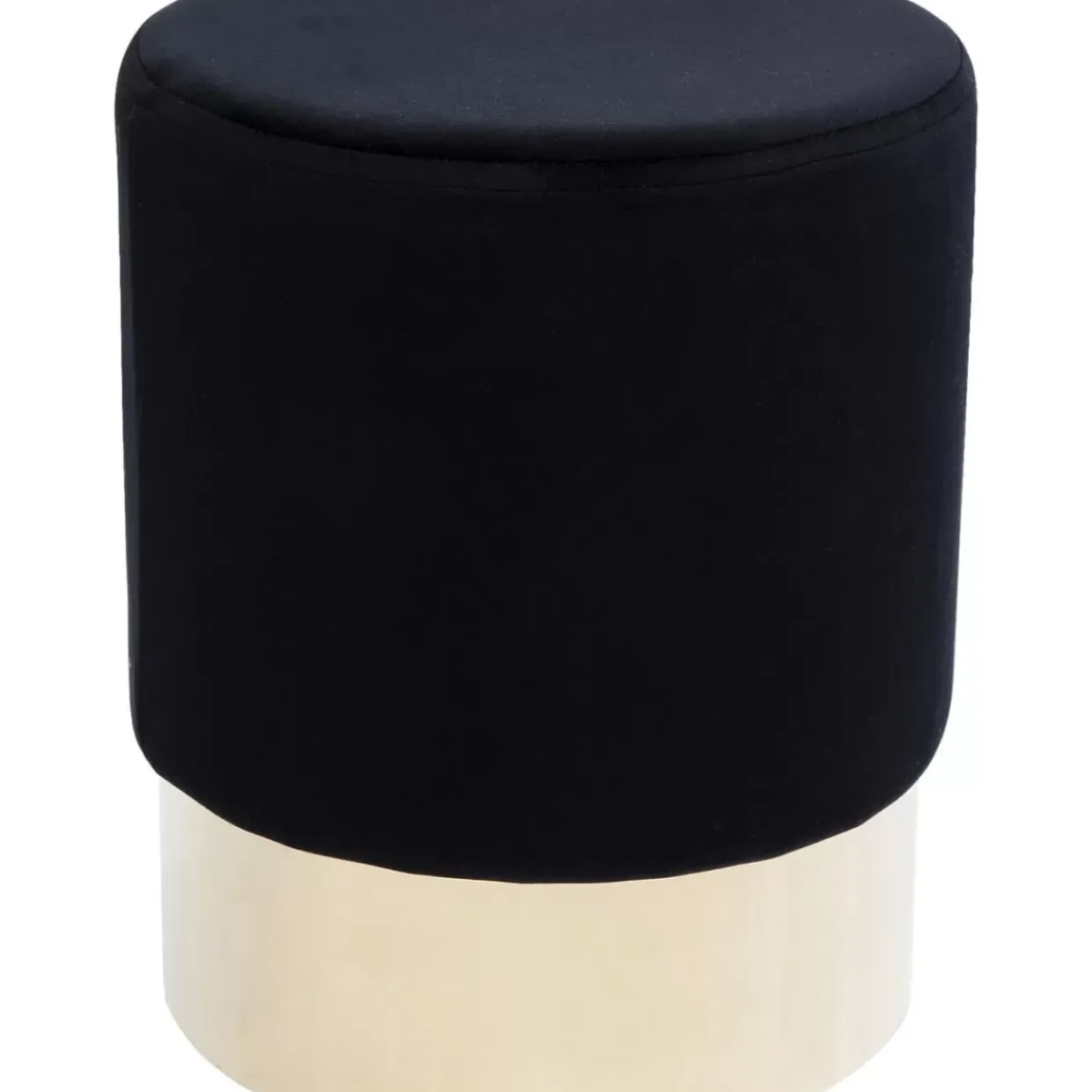 Hocker Cherry Schwarz Brass O35Cm