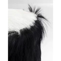 Hocker Flint Stone Schwarz O35Cm