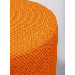 Hocker Jody Orange Mesh Schwarz O35Cm