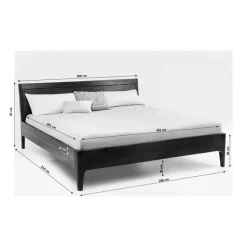 Holzbett Brooklyn Walnut 180X200Cm