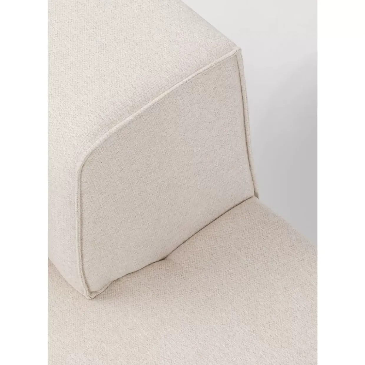 Infinity Ottomane Semi Elements Creme Rechts 120Cm