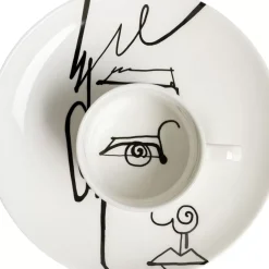 Kaffeetasse Viso Uomo (2/Tlg.)