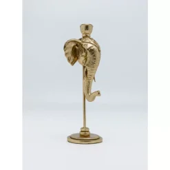 Kerzenständer Elephant Head Gold 36Cm