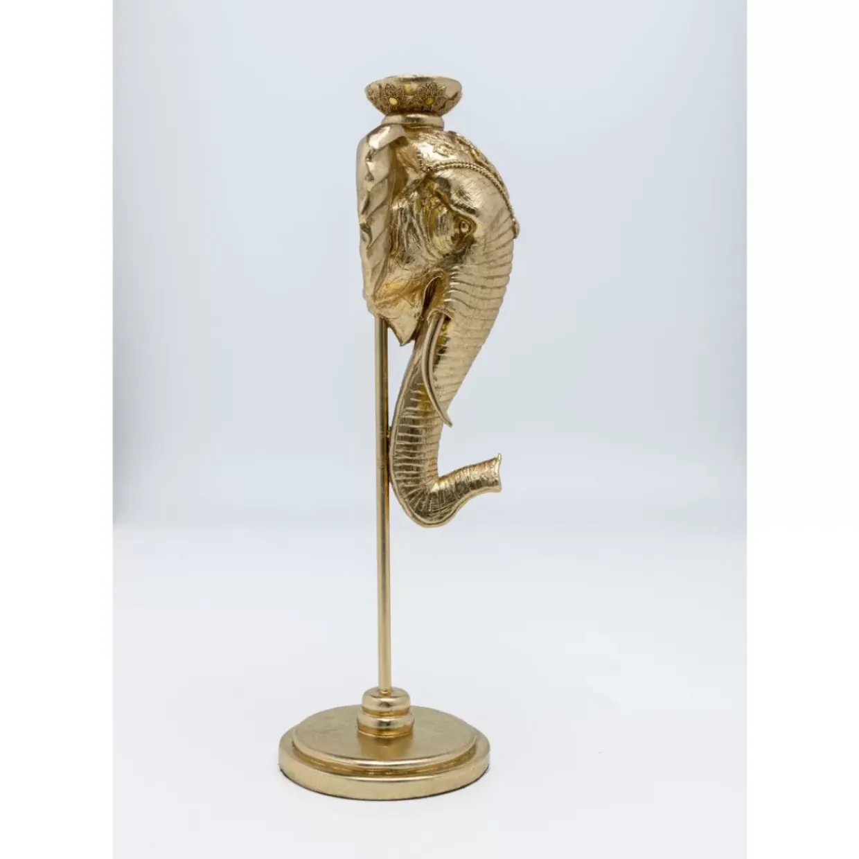 Kerzenständer Elephant Head Gold 49Cm