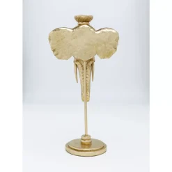 Kerzenständer Elephant Head Gold 49Cm