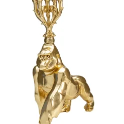 Kerzenständer Gorilla Gold