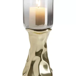 Kerzenständer Jade Gold 33Cm