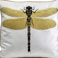 Kissen Glitter Dragonfly Weis 40X40Cm