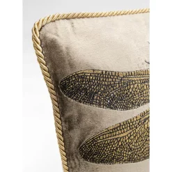 Kissen Glitter Dragonfly Braun 50X30Cm