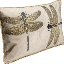 Kissen Glitter Dragonfly Braun 50X30Cm