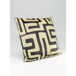 Kissen Labyrinth Schwarz 45X45Cm