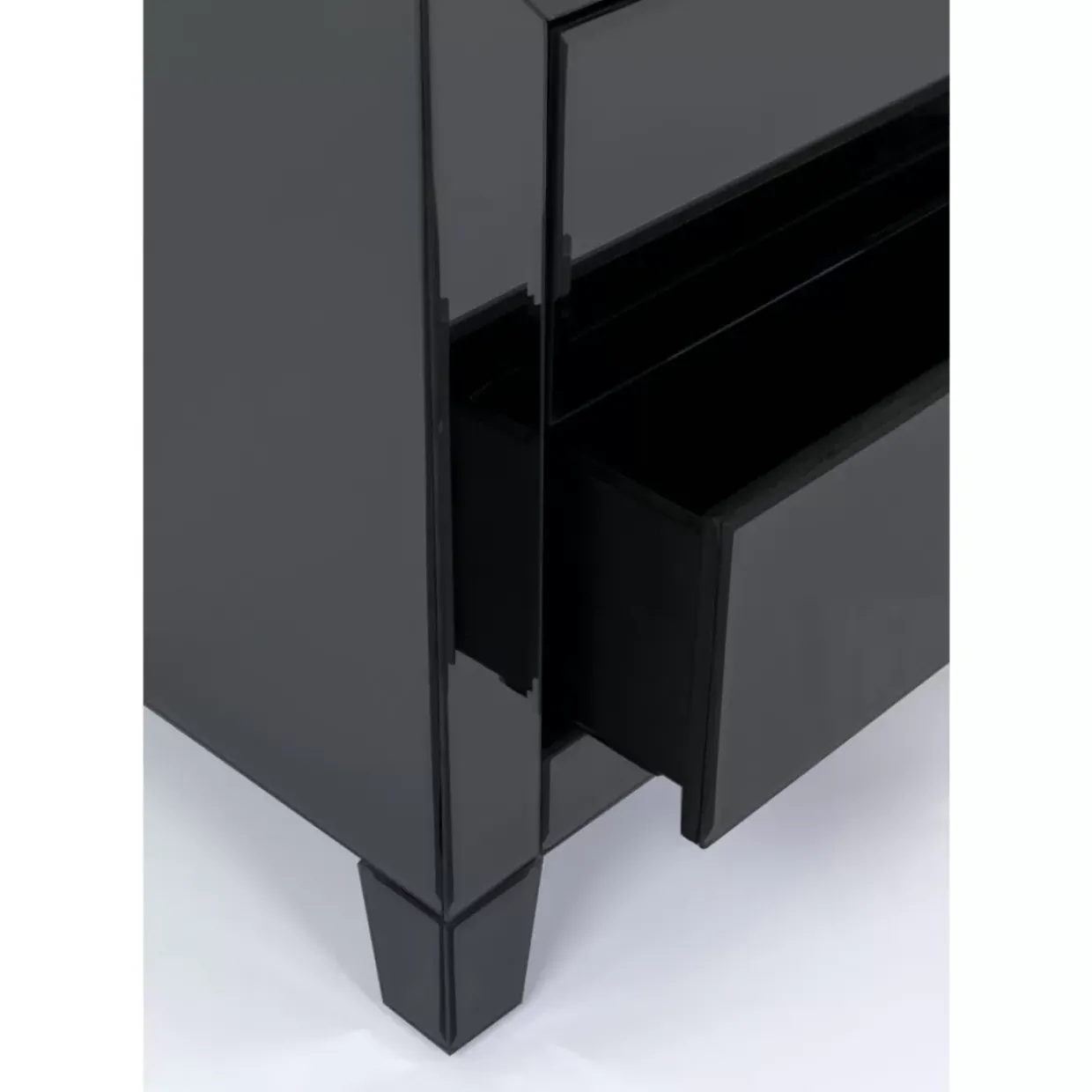 Kommode Klein Luxury Push 2 Schube Grau