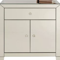 Kommode Luxury Champagne 2-Turig 1 Schub