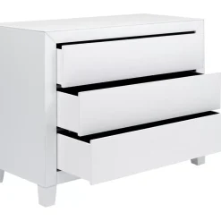 Kommode Luxury Push 3 Schube Weiss