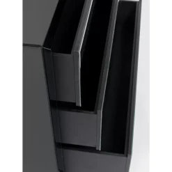 Kommode Luxury Push 3 Schube Grau