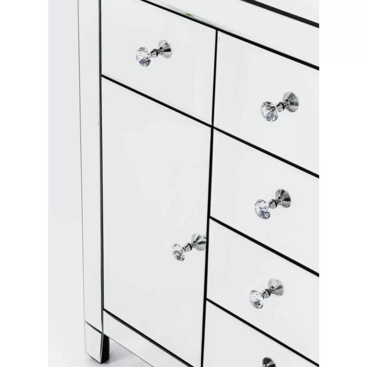 Kommode Luxury 2-Turig 6 Schube