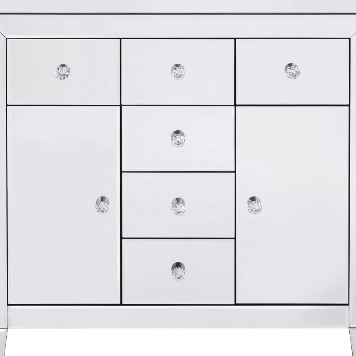 Kommode Luxury 2-Turig 6 Schube