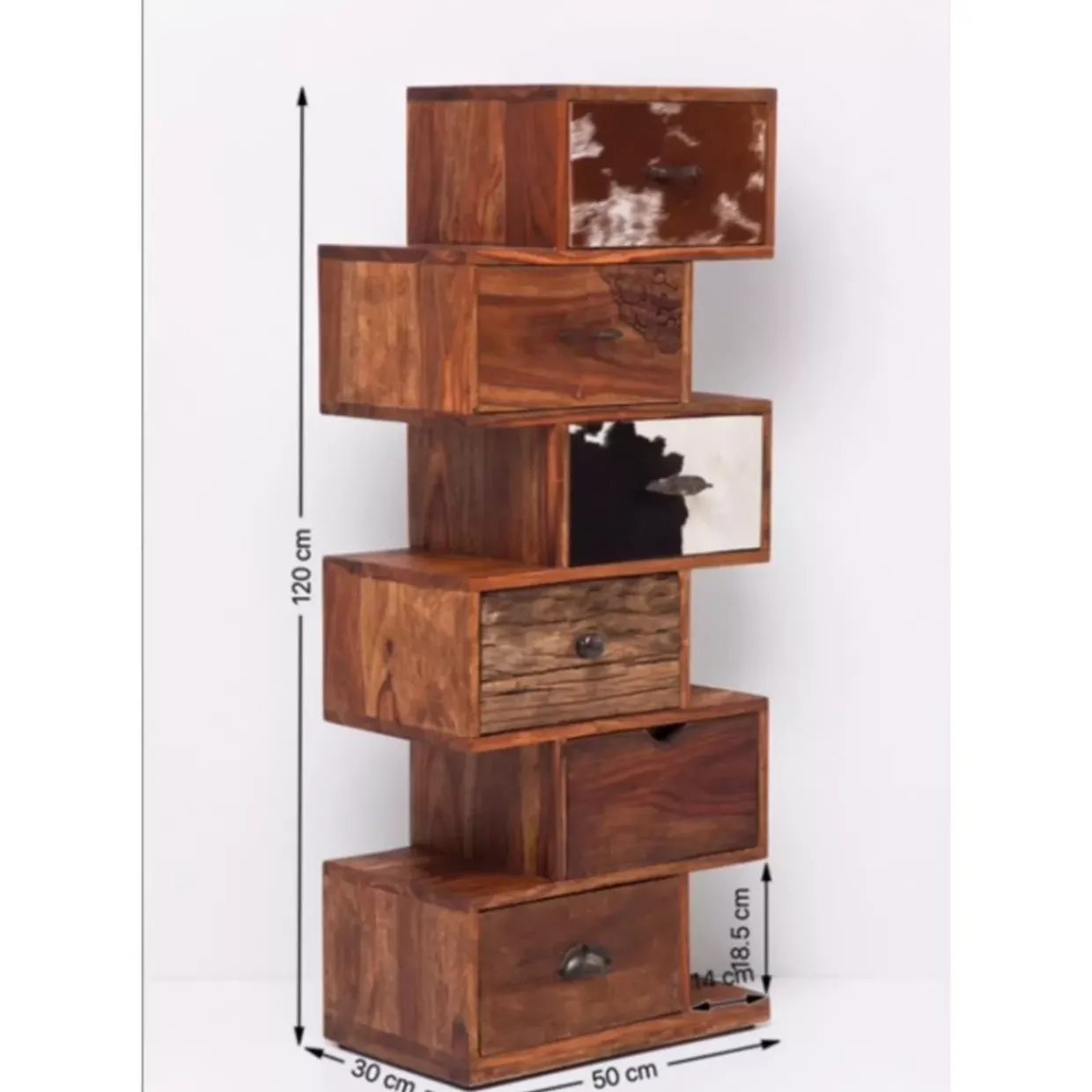 Kommode Rodeo Zick Zack 6 Schube