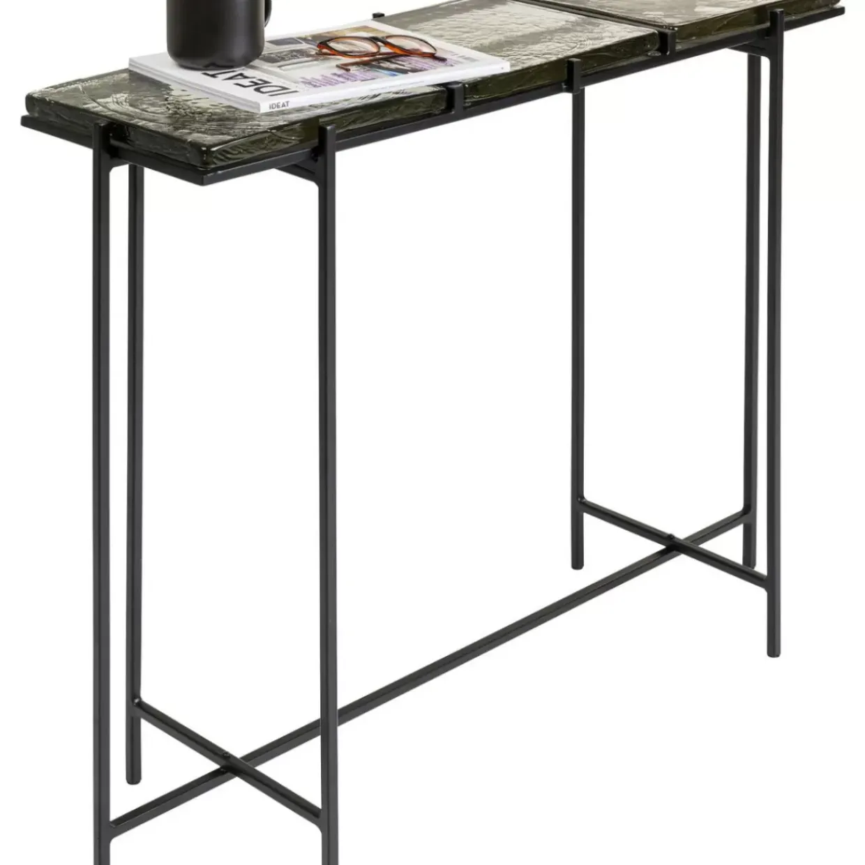 Konsole Ice Schwarz 98X80Cm