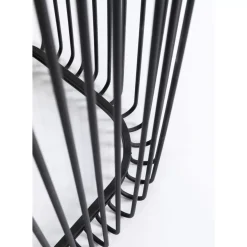 Konsole Wire Glas Schwarz 142X89Cm