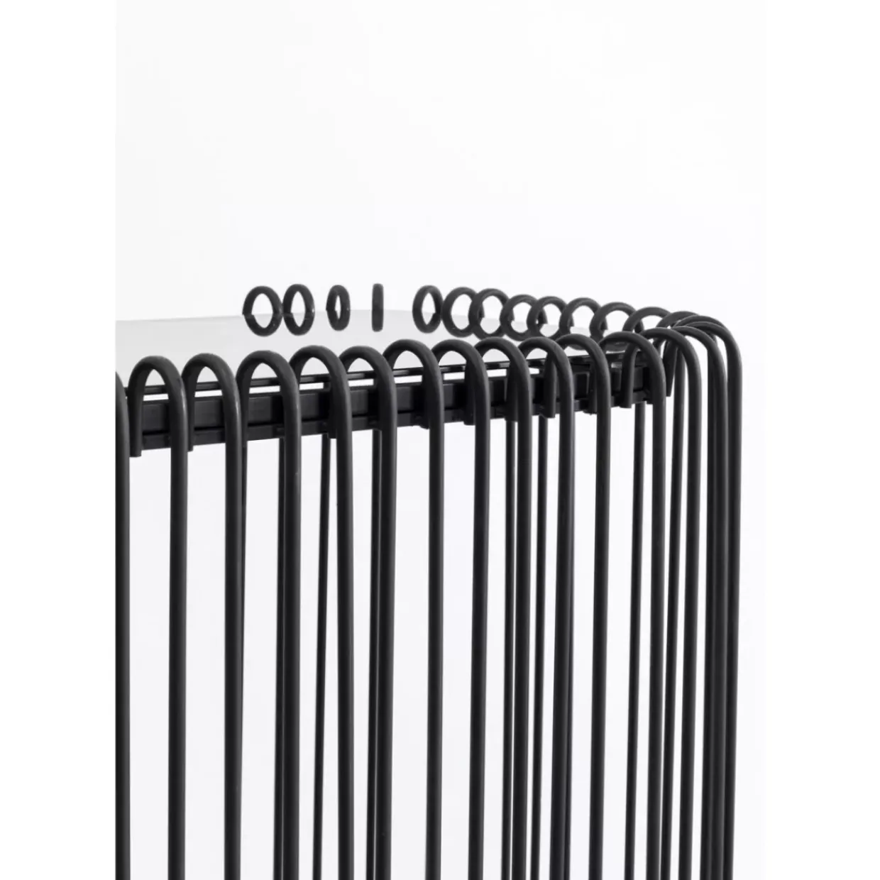 Konsole Wire Glas Schwarz 142X89Cm