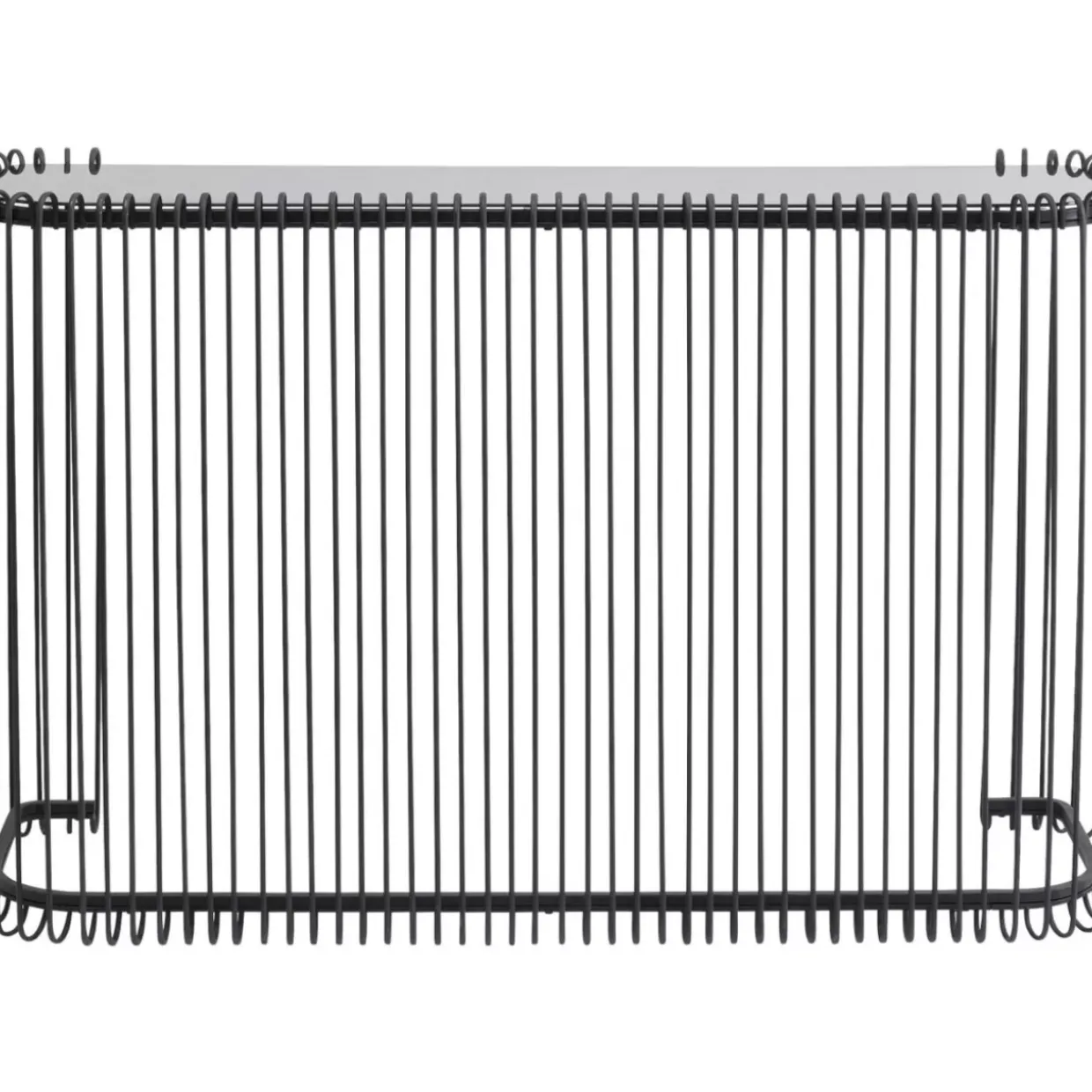 Konsole Wire Glas Schwarz 142X89Cm