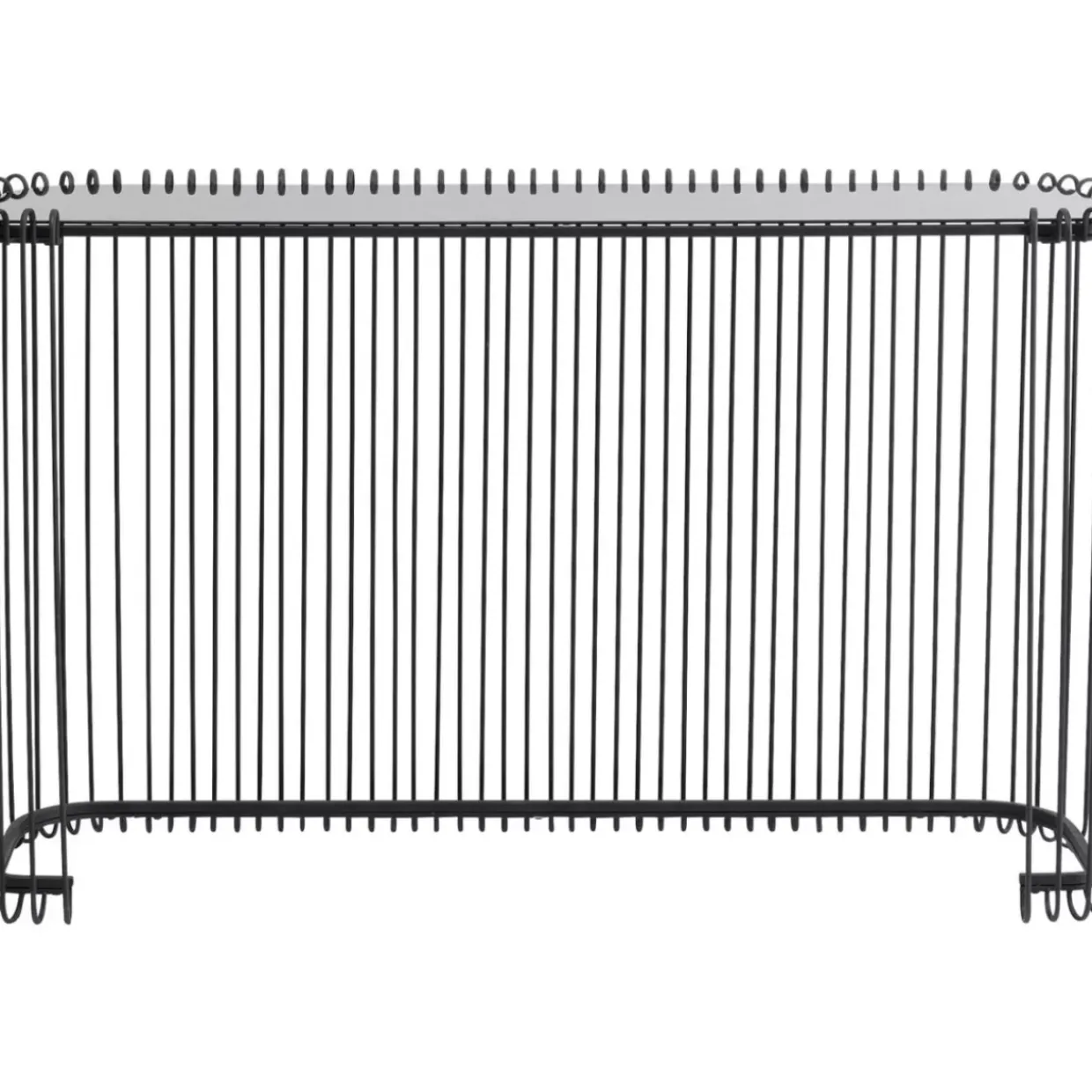 Konsole Wire Glas Schwarz 142X89Cm
